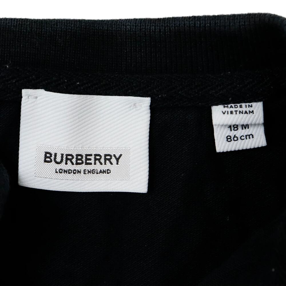Vintage Burberry Baby Polo Black With Zipper Size 18M 86CM - Picture 3 of 5